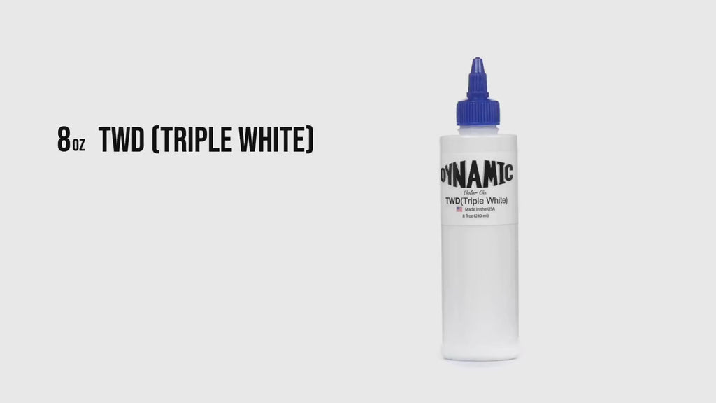 Dynamic Triple White Tattoo Ink