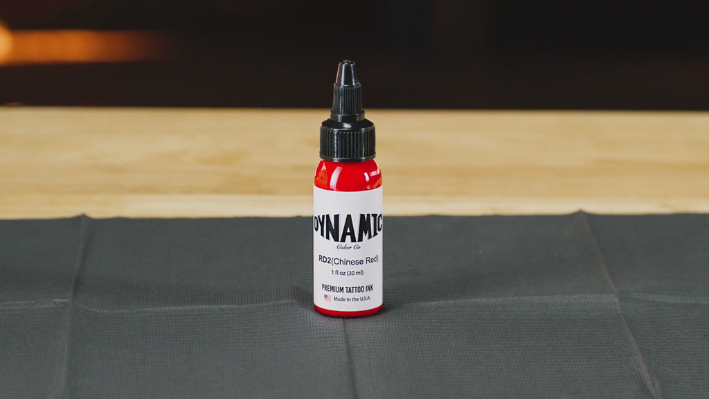 Dynamic Chinese Red Tattoo Ink – 30ml (1oz)