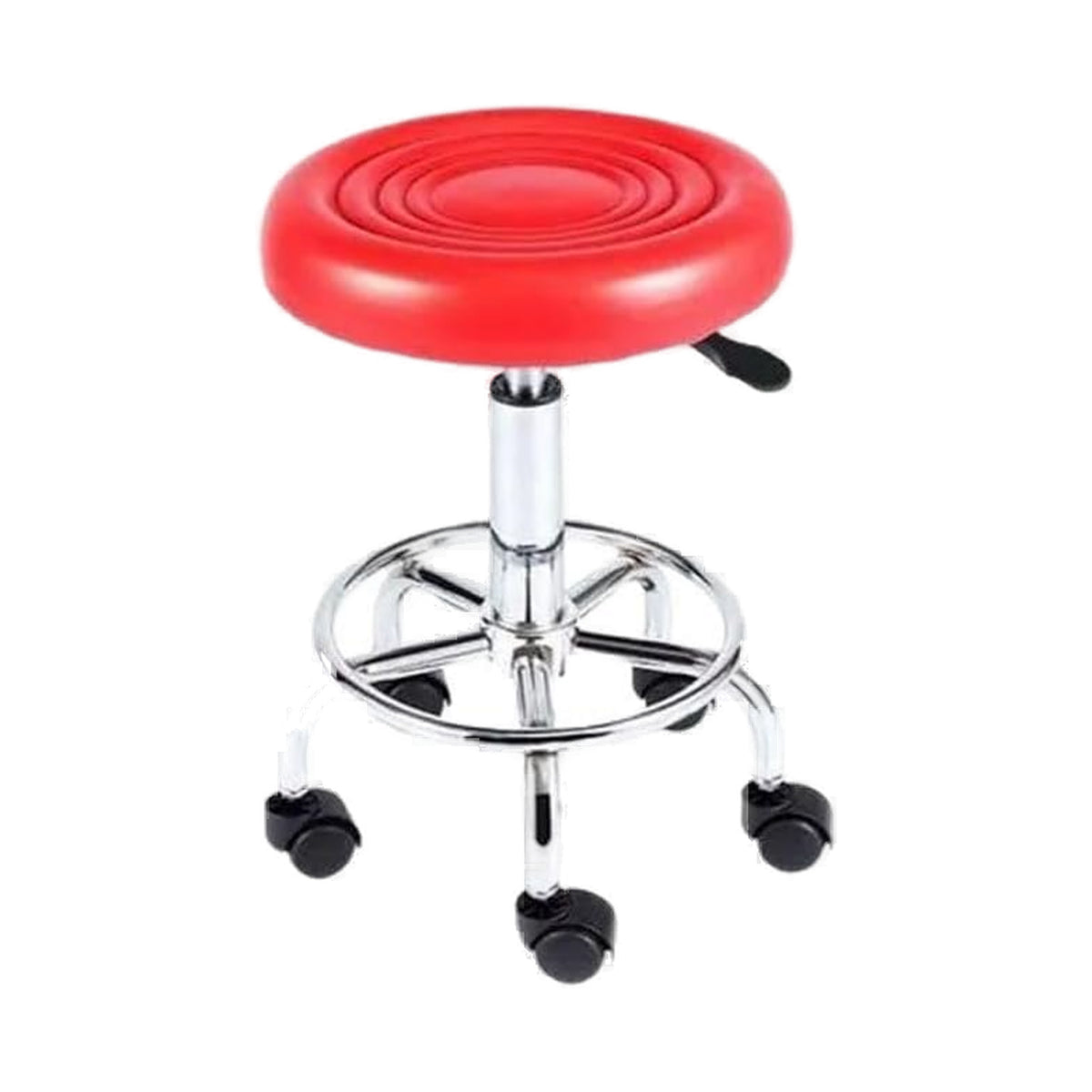 Tattoo Studio Stool – Adjustable Wheeled Seat
