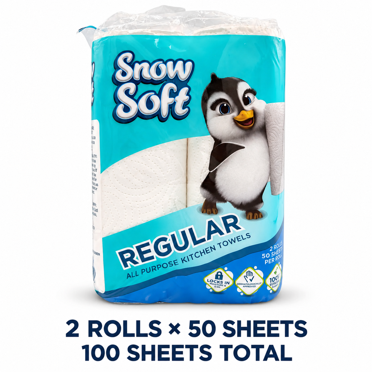 Tattoo Roller Towel – 2 rolls x 50 sheets per roll, 100 sheets total