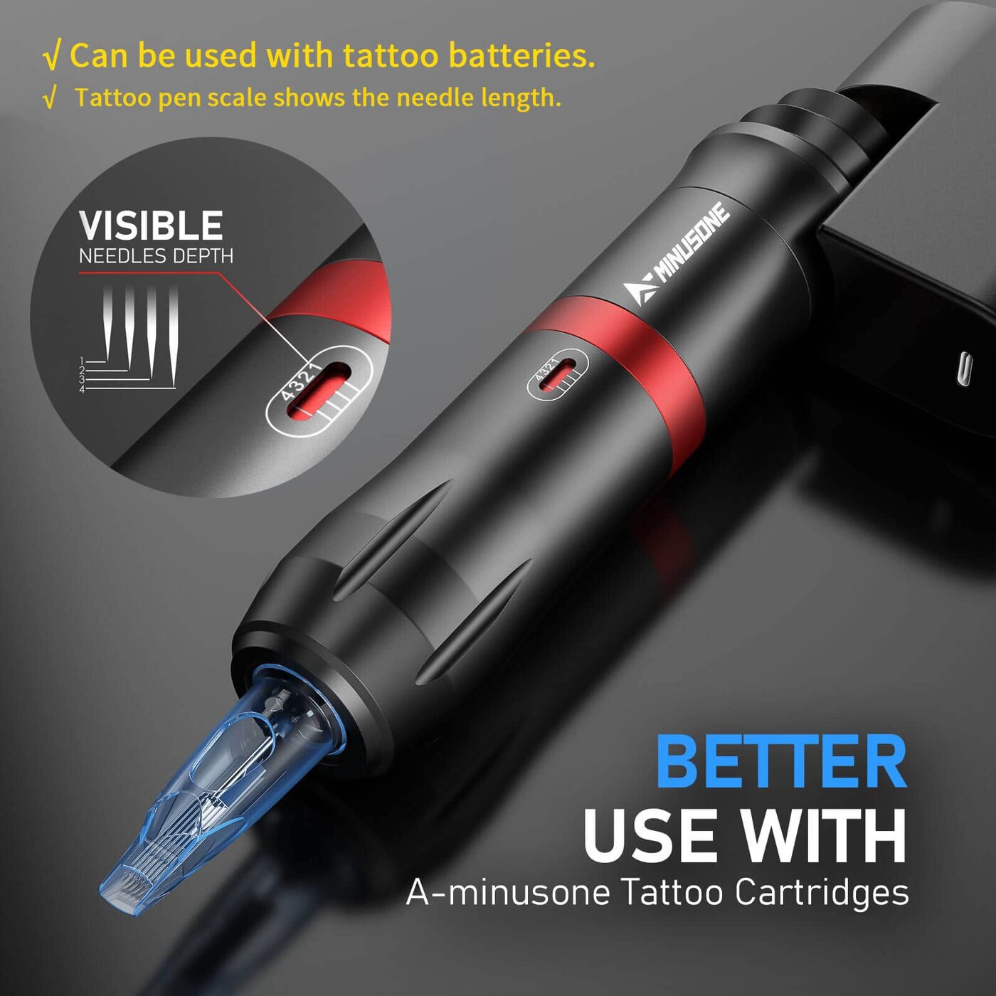 A-Minusone DC pen style Rotary Machine Base Kit A-Minusone DC pen style Rotary Machine Base Kit