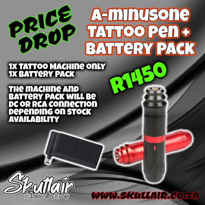 A-minusone Tattoo Pen + Battery Combo A-minusone Tattoo Pen + Battery Combo