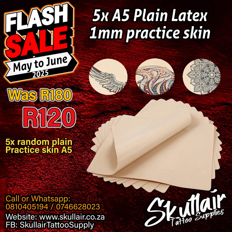 Practice Skin plain latex tattoo