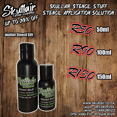 Stencil Stuff - Skullair Brand - 150ml