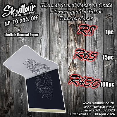 Thermal Transfer Paper - Stencil Paper (B-grade)