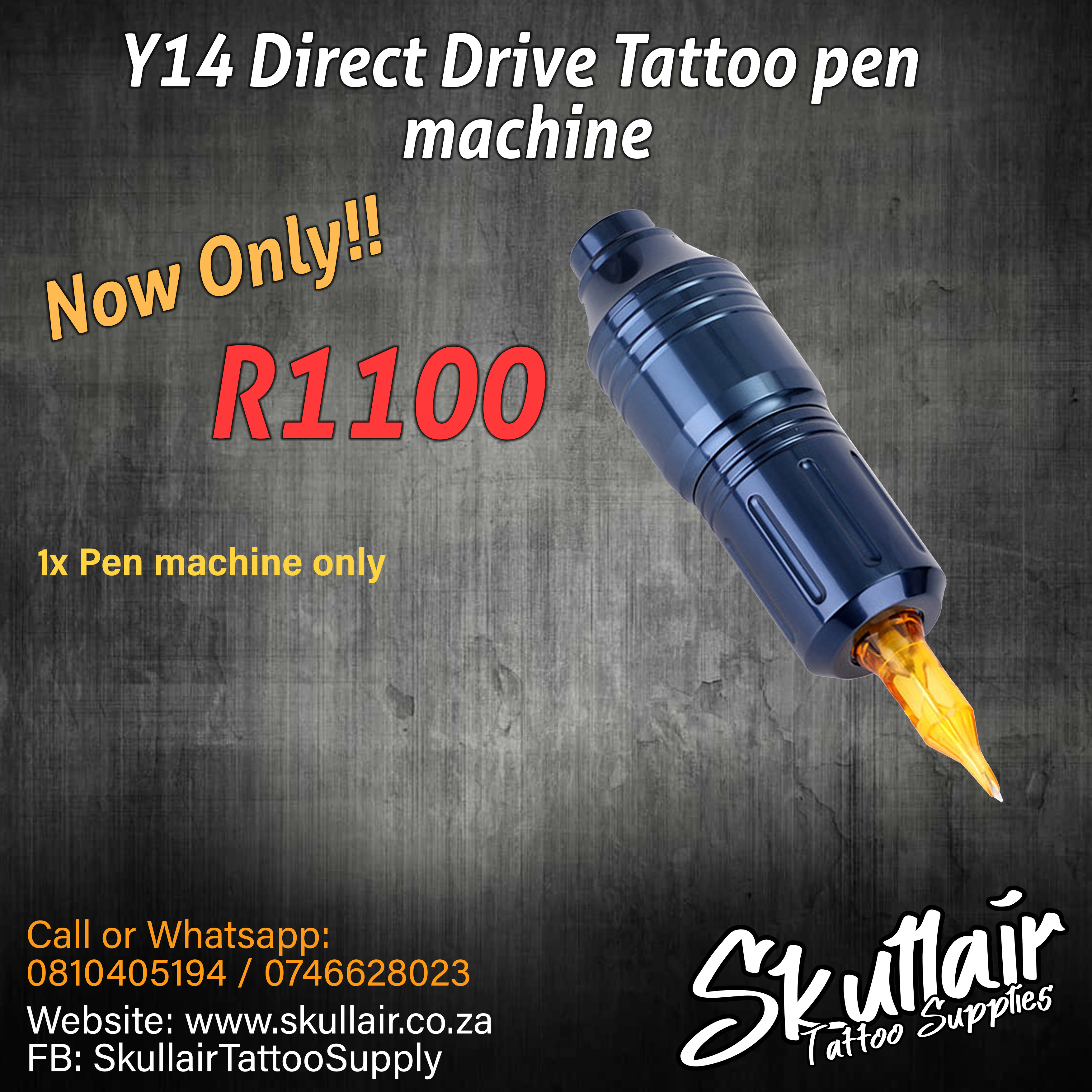 Rotary Y14 New Short Pen Machine direct drive 3.5mm Stroke length