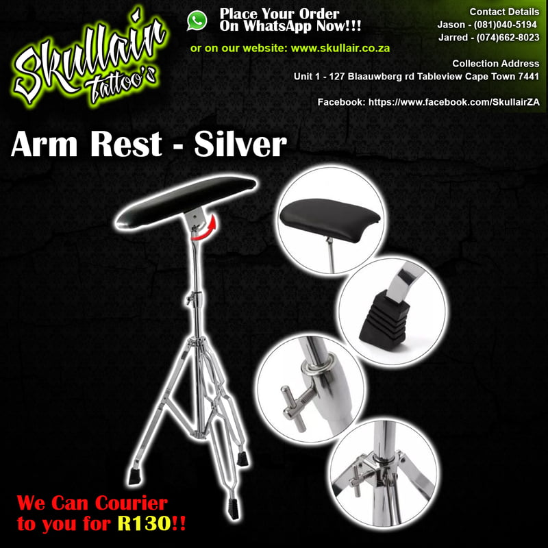 Arm Rest - Silver tattoo supplies near me  tattoo supply