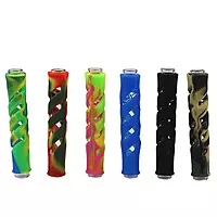 Glass & Silicone One Hitter Pipes Tobacco Smoking Herb Heady Straight Type Pipe Hose 90MM Cigarette Holder Tobacco Glass & Silicone One Hitter Pipes Tobacco Smoking Herb Heady Straight Type Pipe Hose 90MM Cigarette Holder Tobacco