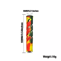 Glass & Silicone One Hitter Pipes Tobacco Smoking Herb Heady Straight Type Pipe Hose 90MM Cigarette Holder Tobacco Glass & Silicone One Hitter Pipes Tobacco Smoking Herb Heady Straight Type Pipe Hose 90MM Cigarette Holder Tobacco