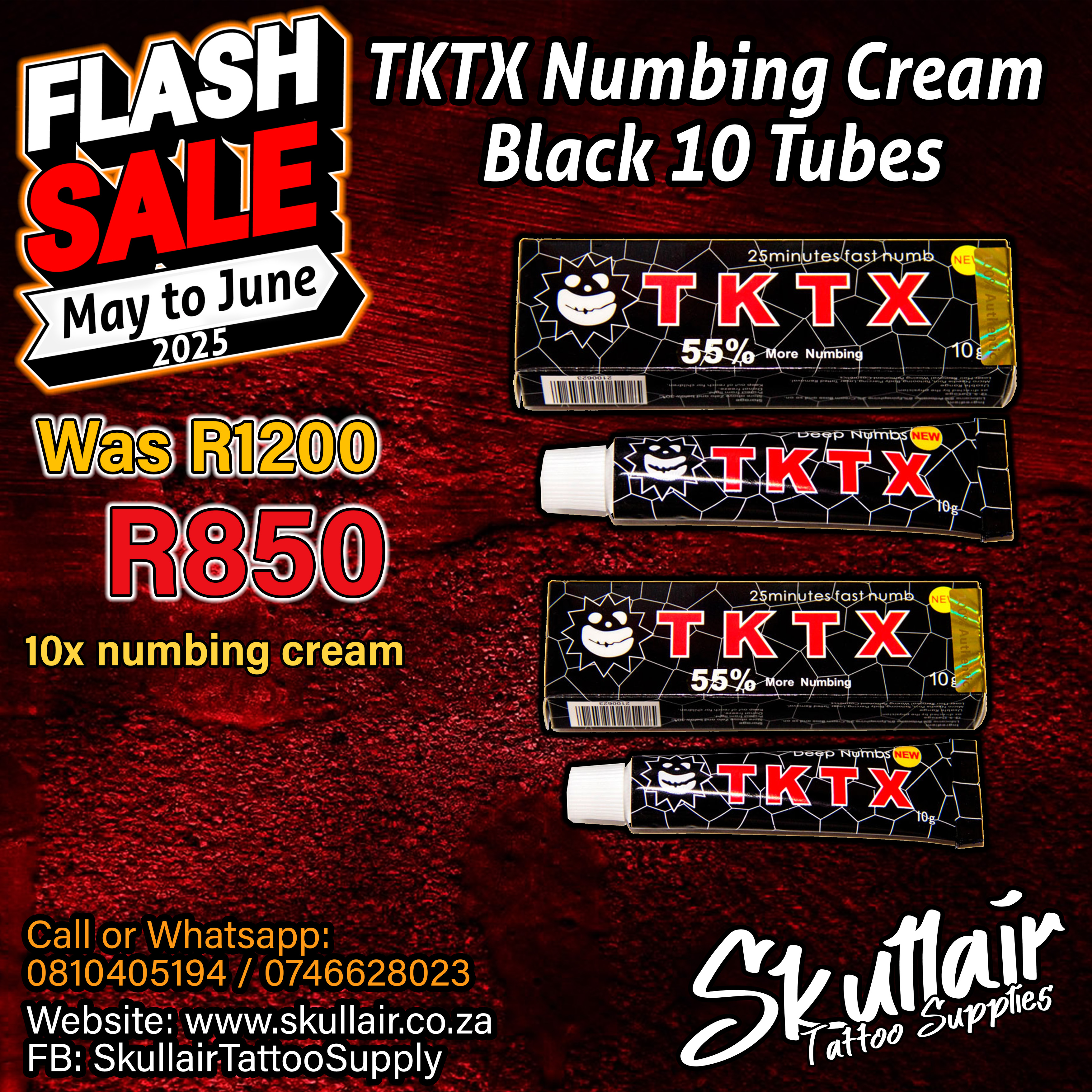 TKTX Numb® Black – 22% Lidocaine